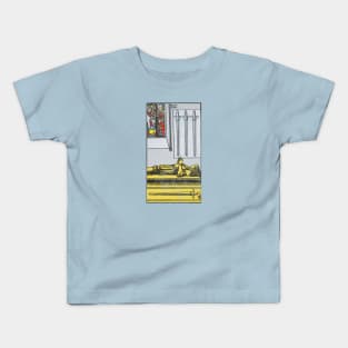 Four of swords (distressed) Kids T-Shirt
